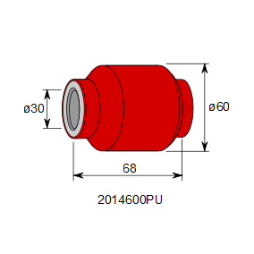 REAKTIOT. KUMI BPW, Ø 30 / 60 x 68 mm